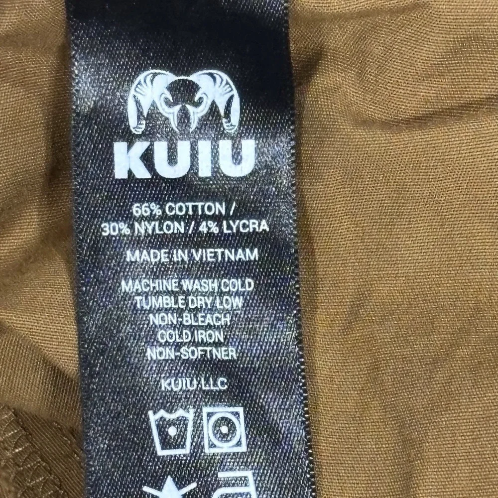 Kuiu Bridger Pants Mens 42x32 Brown Outdoor Hunting Stretch Flawed ***read***